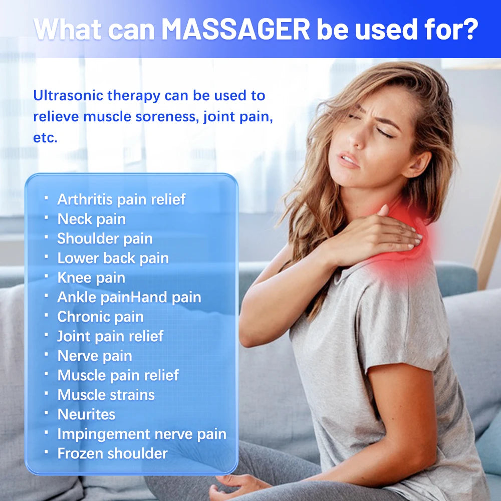 Masajeador de Cuello EMS con Control Remoto | EMS Neck Massager with Remote Control