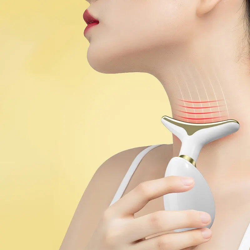 Masajeador Facial y Cuello EMS | Lifting & Firmeza | Face Neck EMS Massager | Lifting & Firming