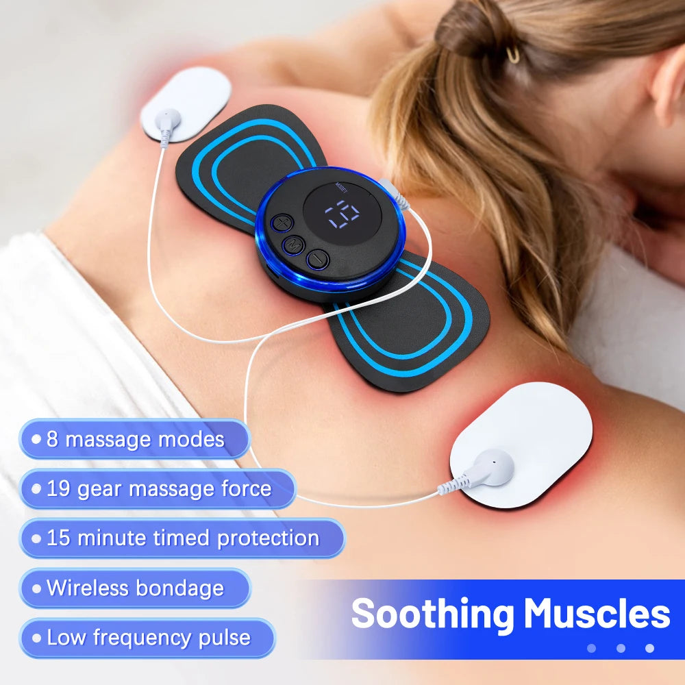 Masajeador de Cuello EMS con Control Remoto | EMS Neck Massager with Remote Control