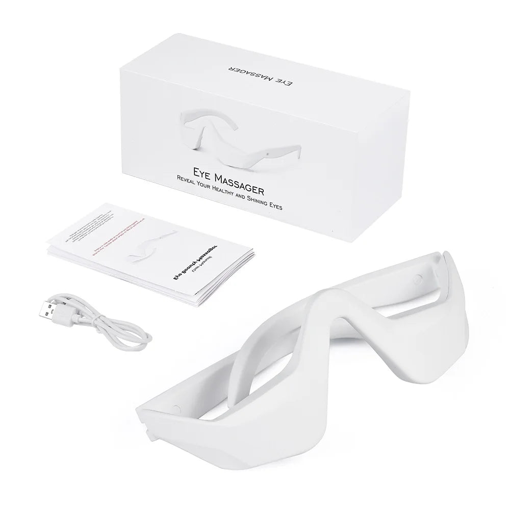 Masajeador de Ojos 3D Recargable | Relax & Vibración | 3D Eye Relax Massager | Rechargeable