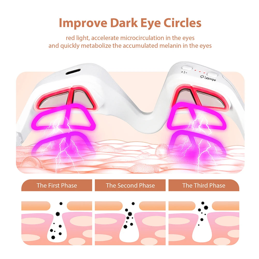 Masajeador de Ojos 3D Recargable | Relax & Vibración | 3D Eye Relax Massager | Rechargeable