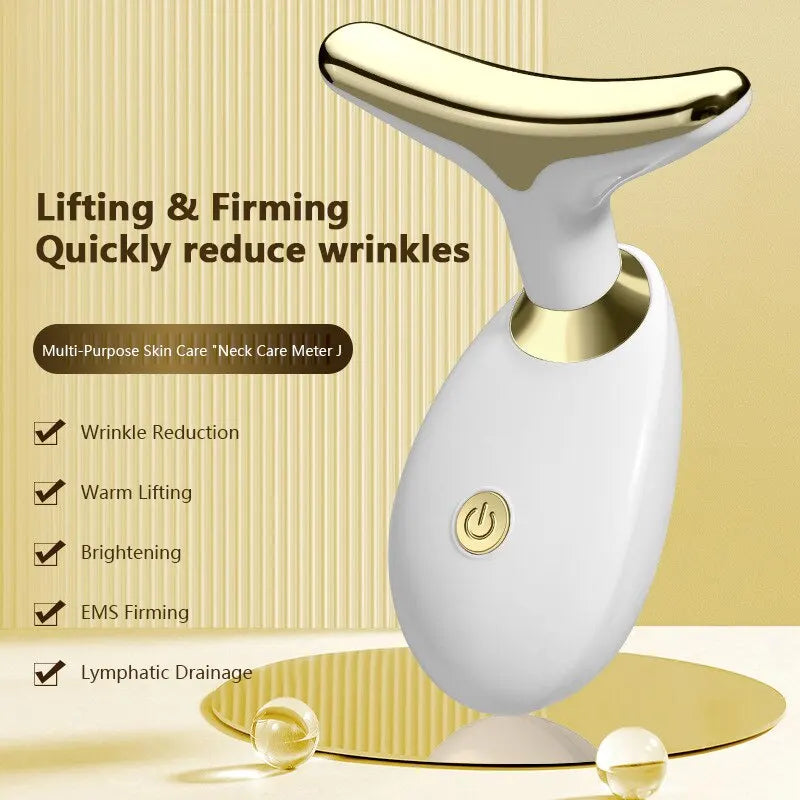Masajeador Facial y Cuello EMS | Lifting & Firmeza | Face Neck EMS Massager | Lifting & Firming