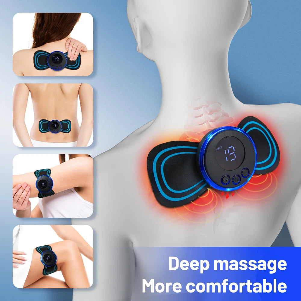 Masajeador de Cuello EMS con Control Remoto | EMS Neck Massager with Remote Control